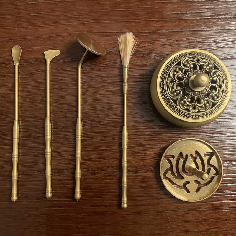 Chinese Incense Play Xiangzhuan Full Set Of Tools Contains Incense Burner